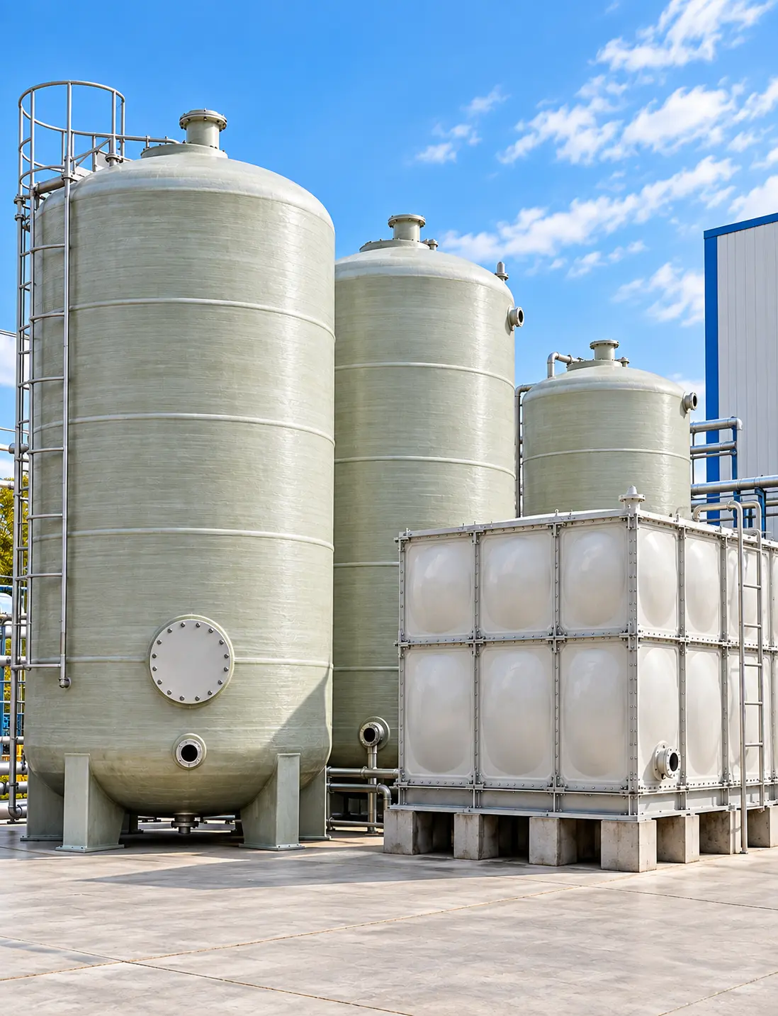 Vertical Fiberglass Tanks