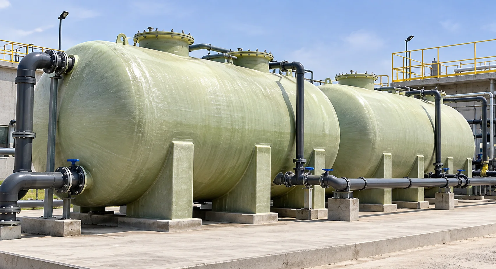 FRP Sewage Tanks in Dubai