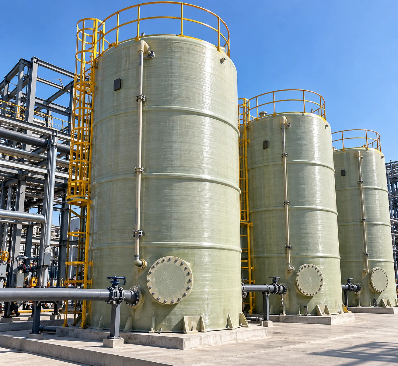 frp chemical storage tanks manufacturing in the UAE