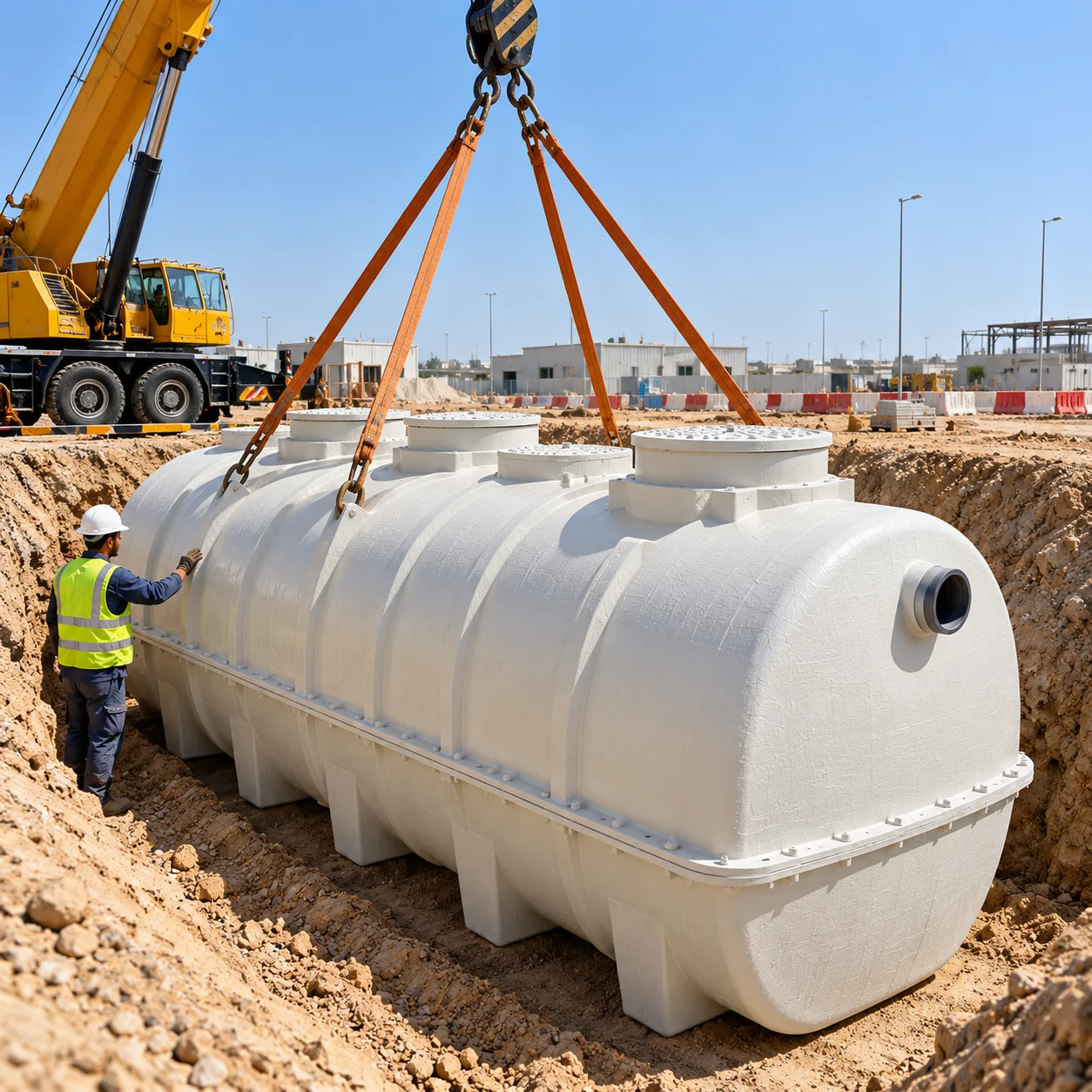 frp sewage tank manufacturing in the UAE