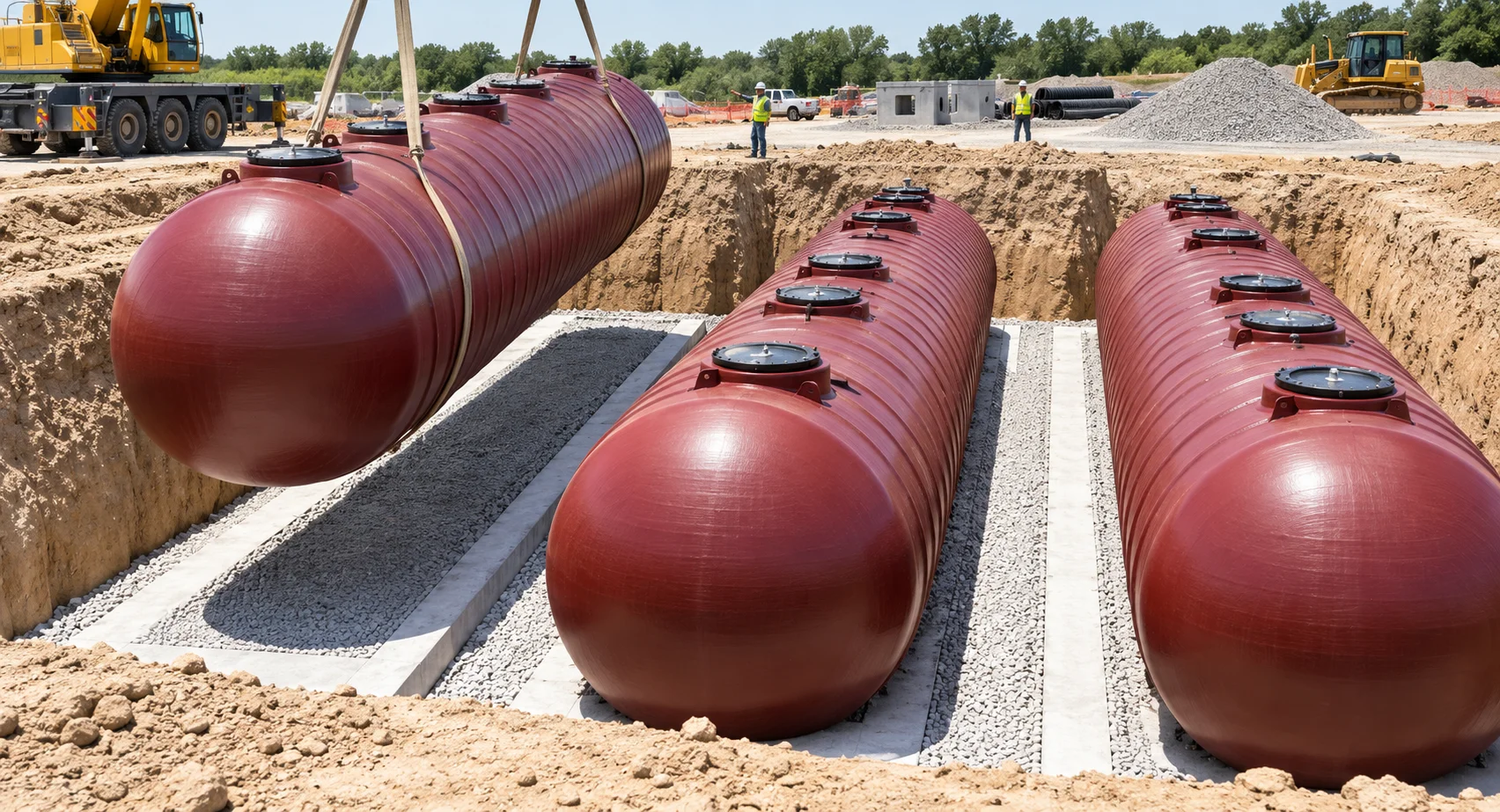 Underground Fiberglass Tanks in UAE